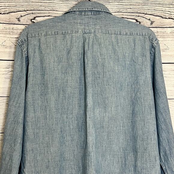 Ralph Lauren Men's Shirt Size XL Button Up Pale Blue Long Sleeves Collared - Picture 7 of 11